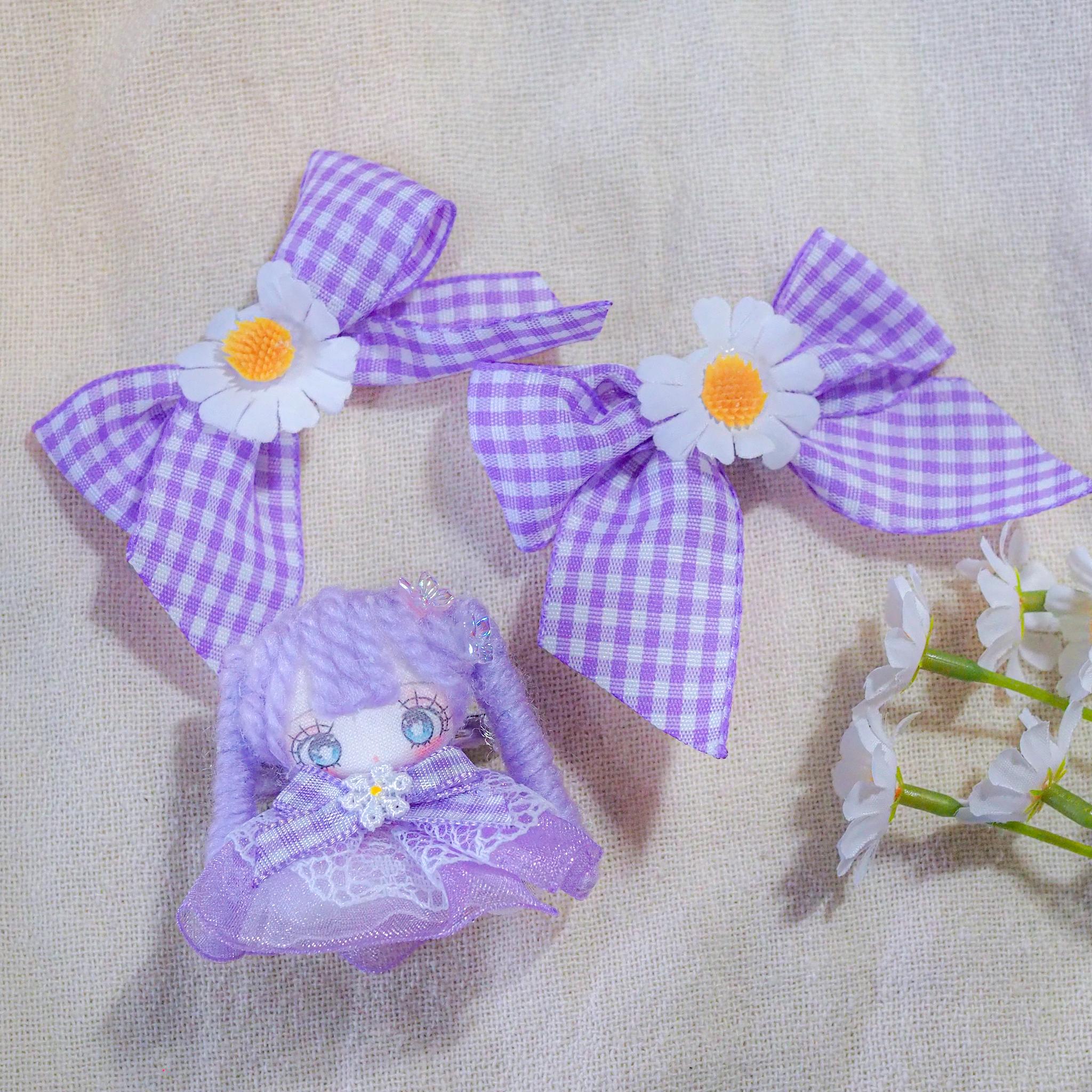 ヘアクリップギフトセット ドール ブローチ 春のギフト