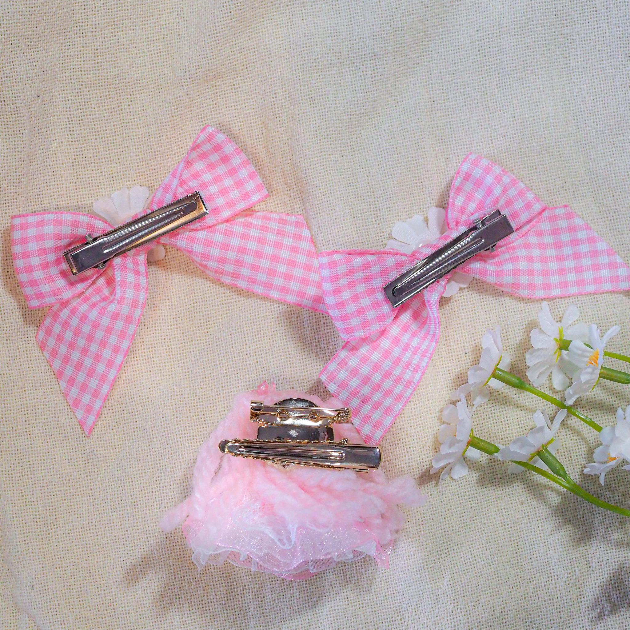 ヘアクリップギフトセット ドール ブローチ 春のギフト | 6枚目