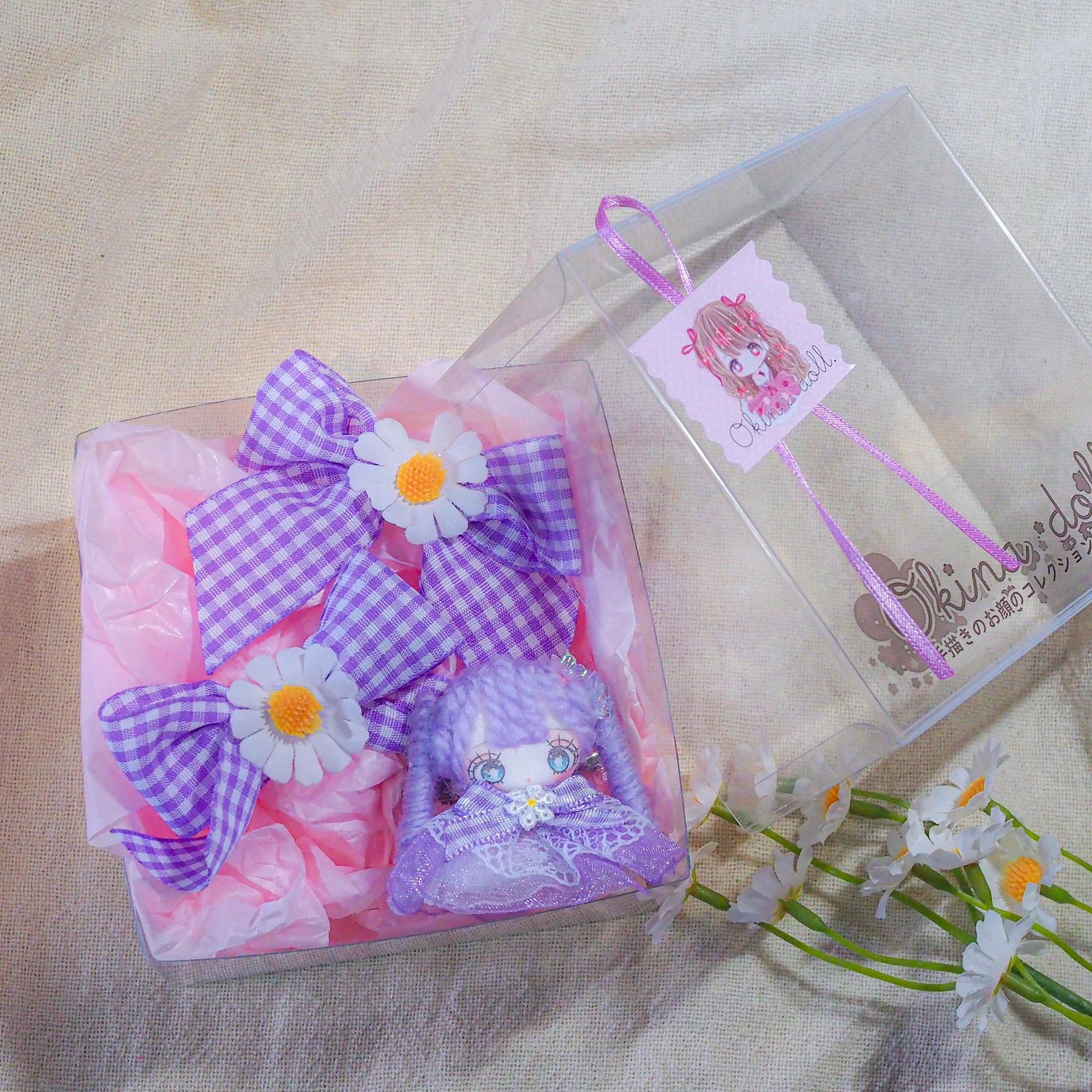 ヘアクリップギフトセット ドール ブローチ 春のギフト | 2枚目