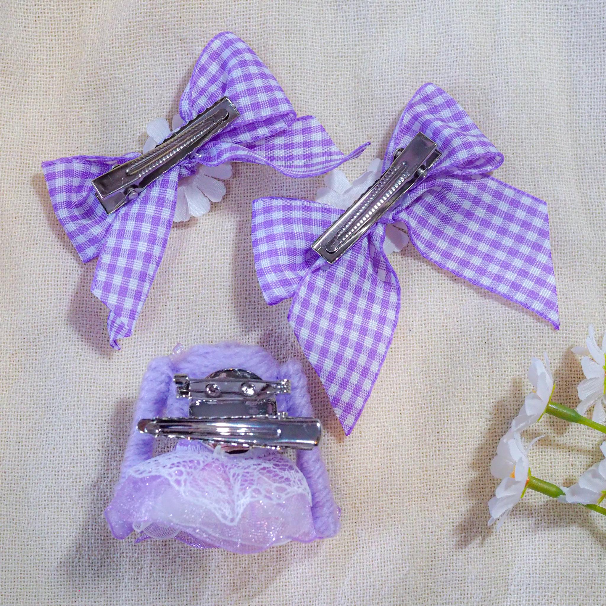 ヘアクリップギフトセット ドール ブローチ 春のギフト | 5枚目